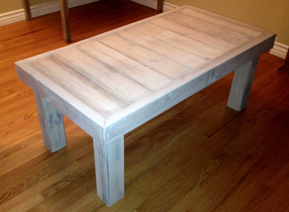 wooden coffee table plans